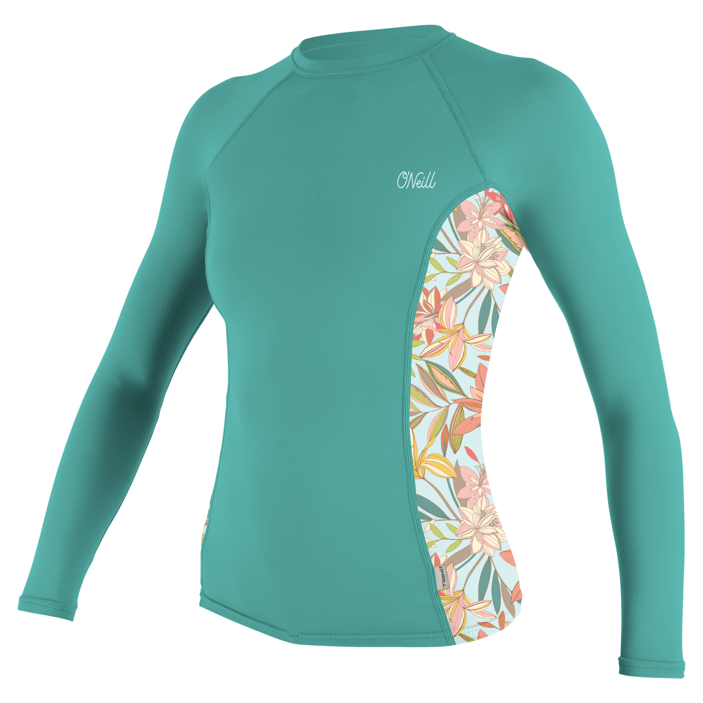 O'Neill Wms Side Print L/S Rash Guard - L/S Rash Guards