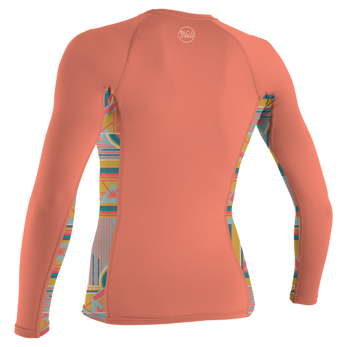 O'Neill Wms Side Print L/S Rash Guard - L/S Rash Guards