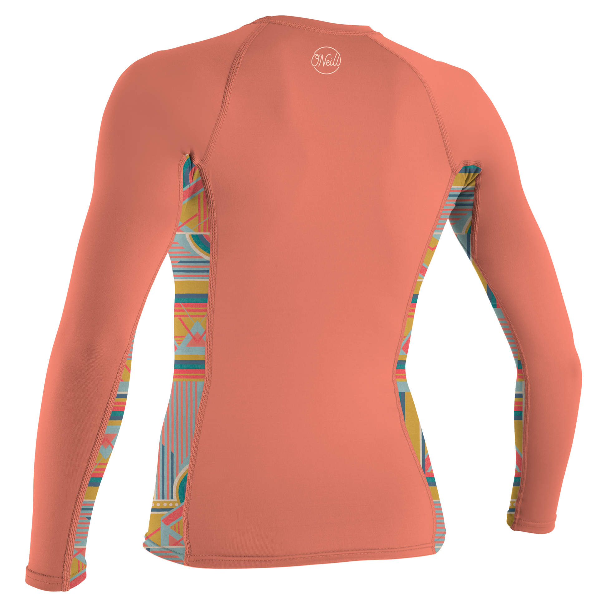 O'Neill Wms Side Print L/S Rash Guard - L/S Rash Guards