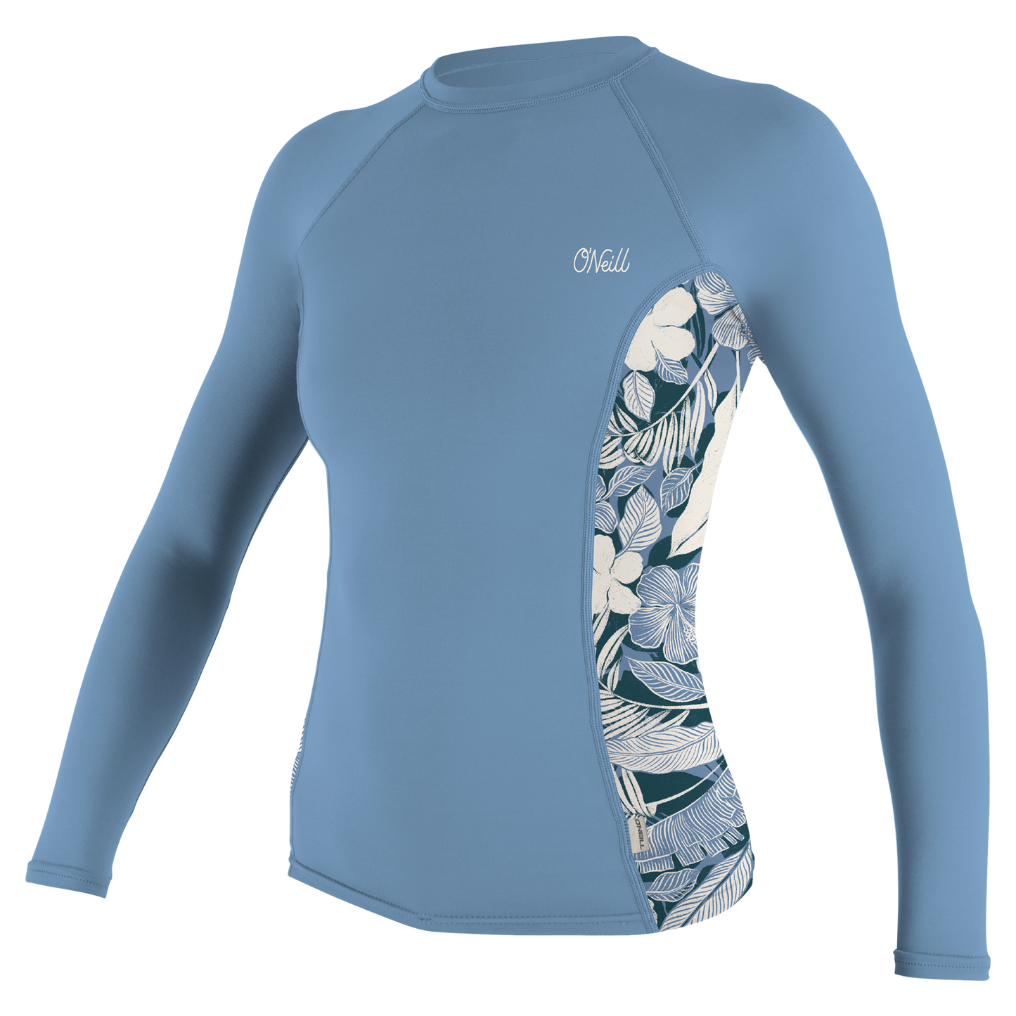 O'Neill Wms Side Print L/S Rash Guard - L/S Rash Guards