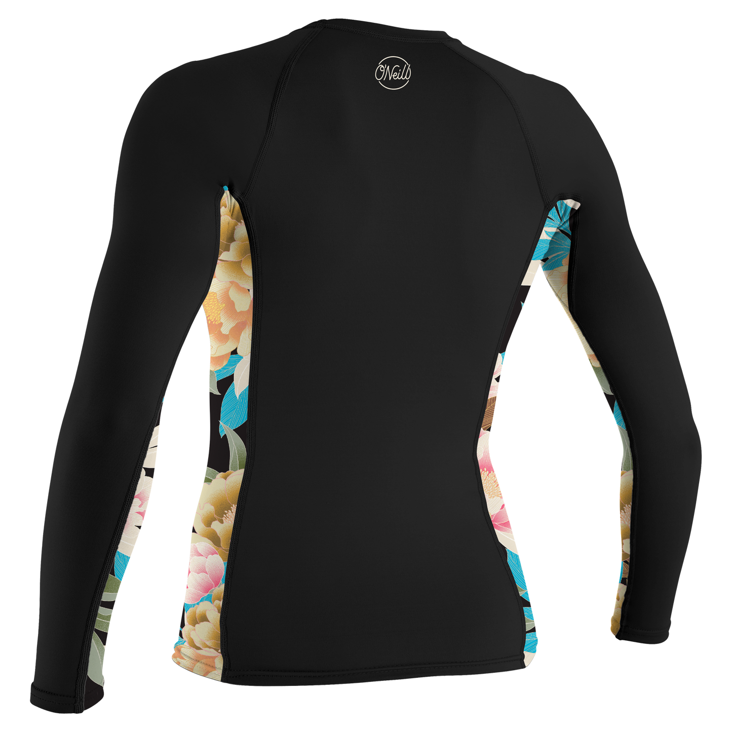 O'Neill Wms Side Print L/S Rash Guard - L/S Rash Guards