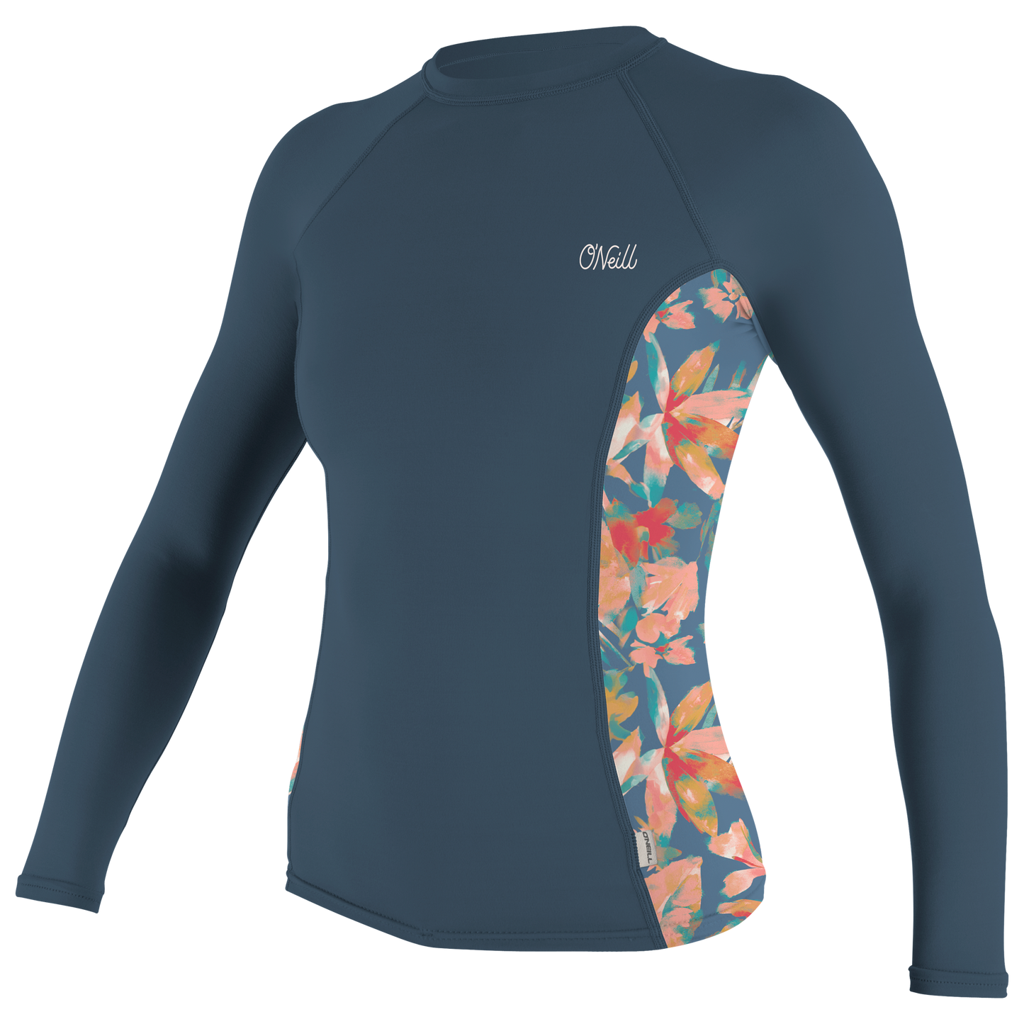 O'Neill Wms Side Print L/S Rash Guard - L/S Rash Guards