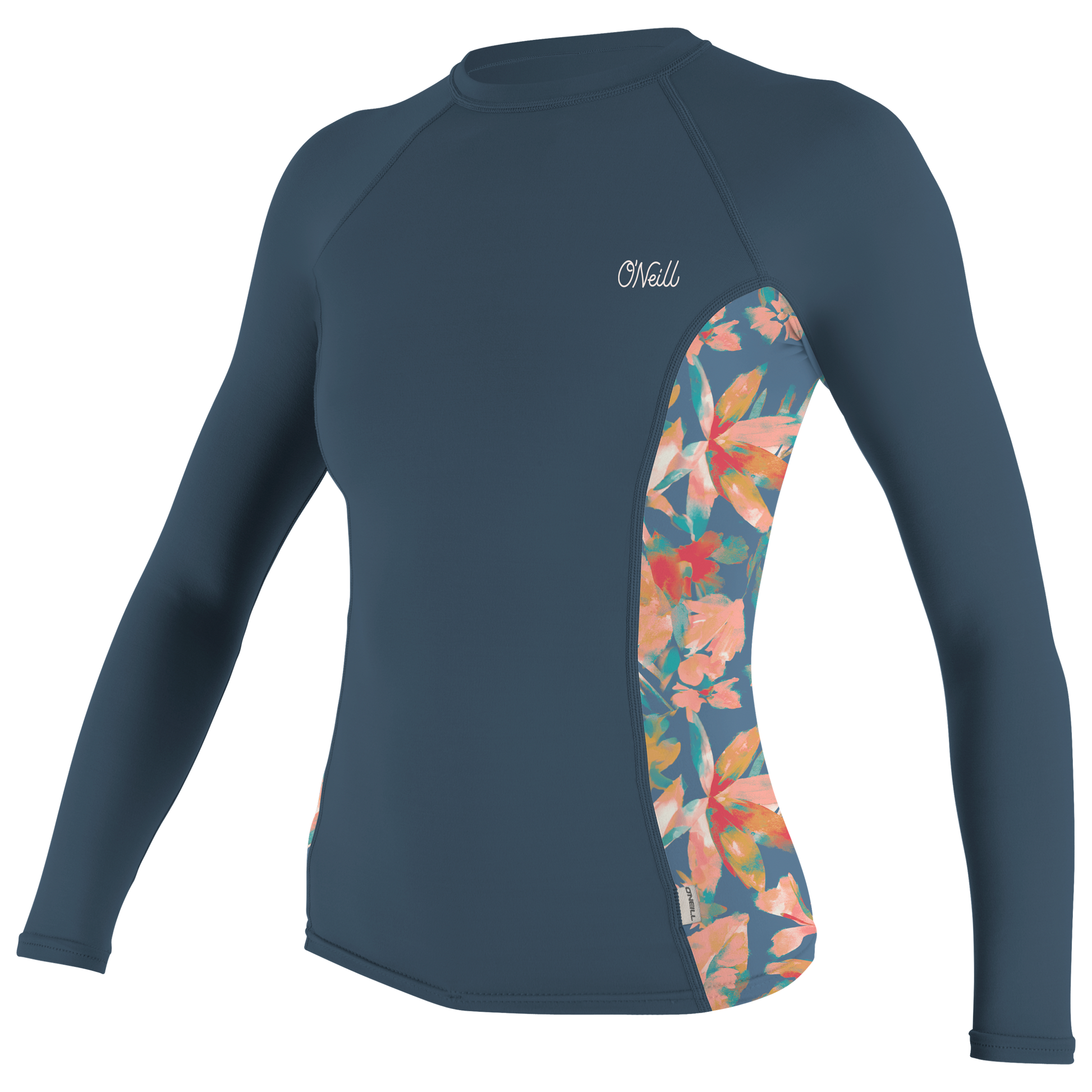 O'Neill Wms Side Print L/S Rash Guard - L/S Rash Guards
