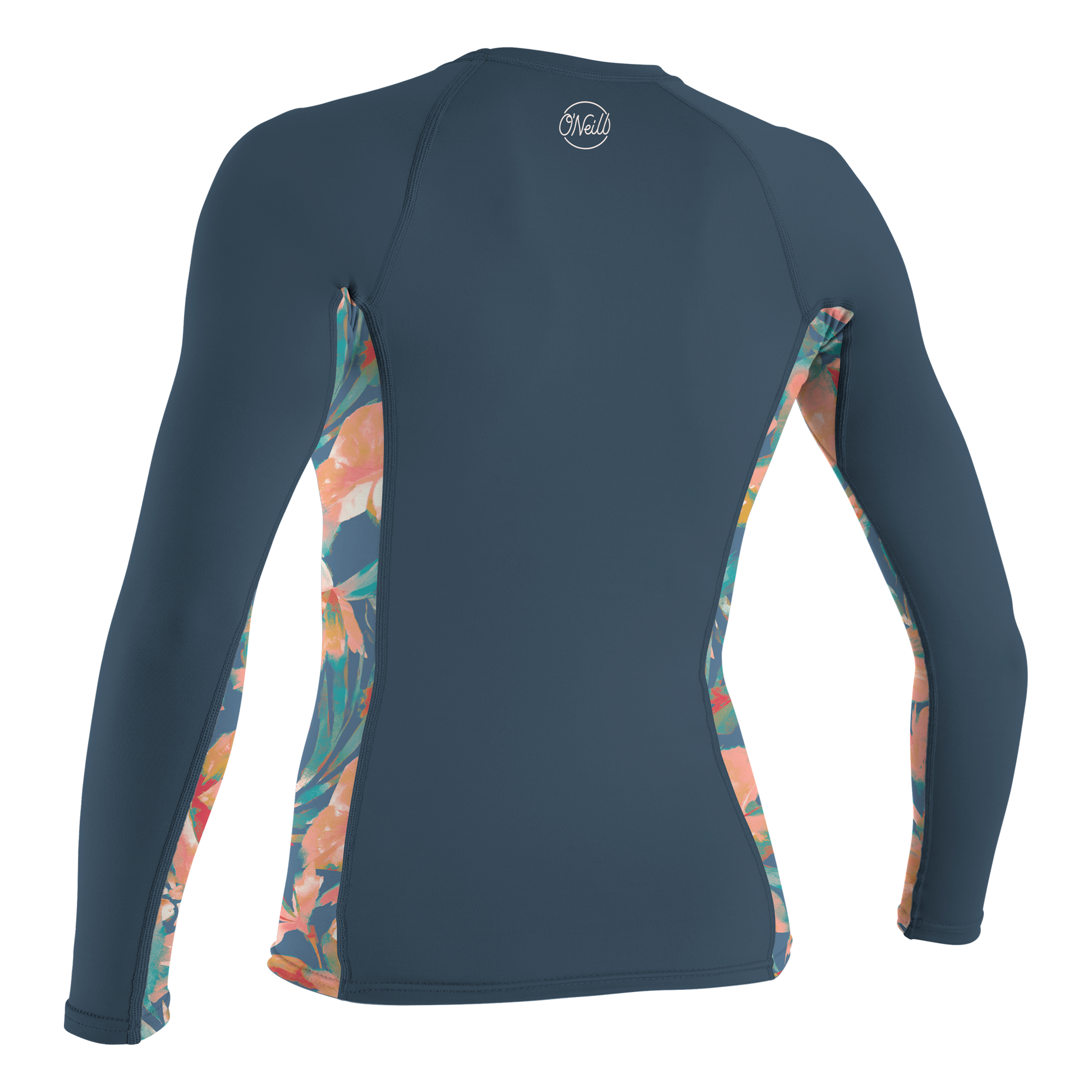 O'Neill Wms Side Print L/S Rash Guard - L/S Rash Guards