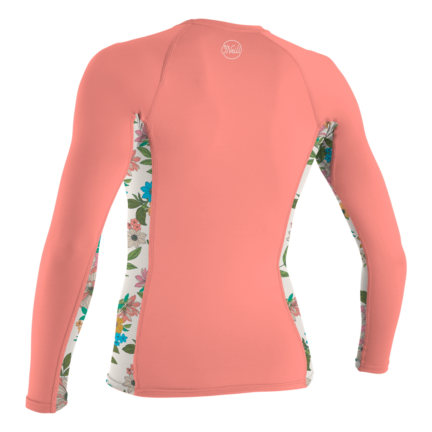 O'Neill Wms Side Print L/S Rash Guard - L/S Rash Guards