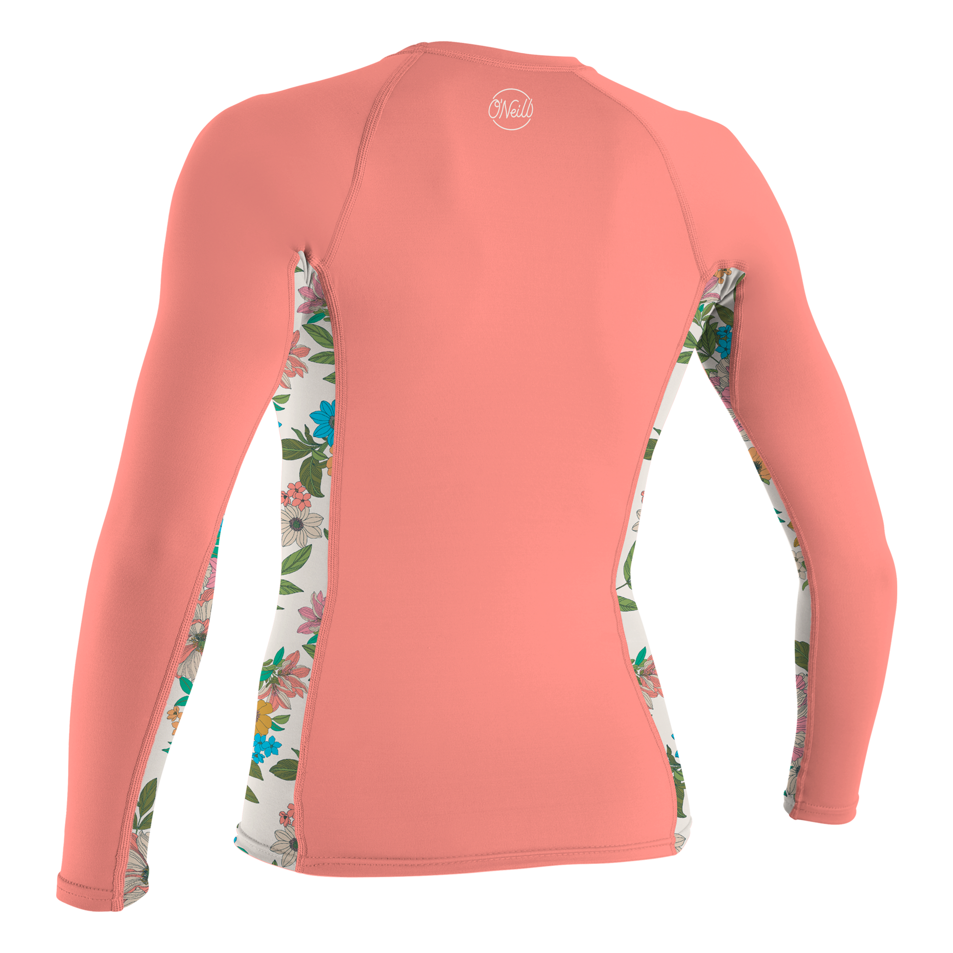 O'Neill Wms Side Print L/S Rash Guard - L/S Rash Guards