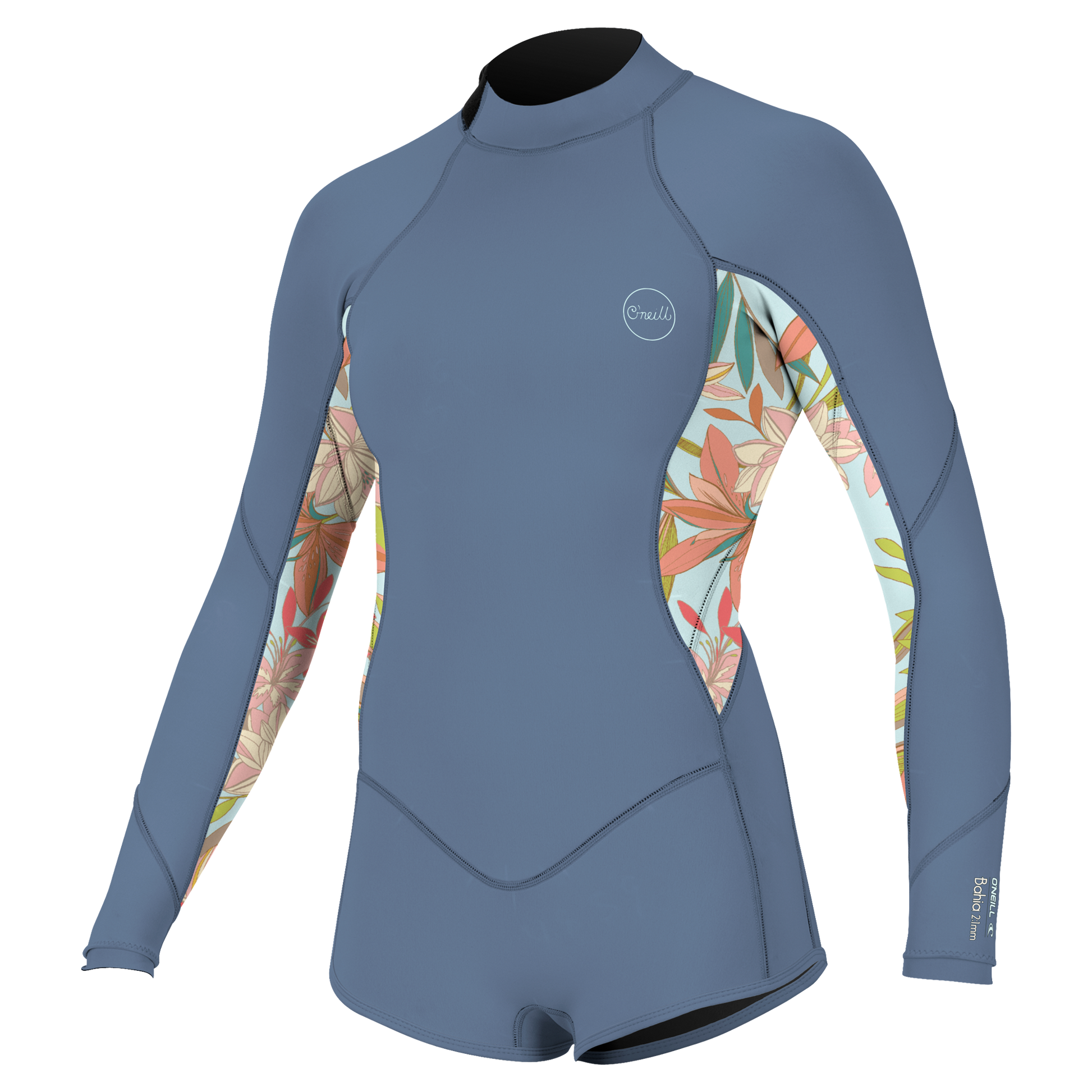 O'Neill Girls Bahia 2/1 Back Zip L/S Spring - Long Arm / Back-zip