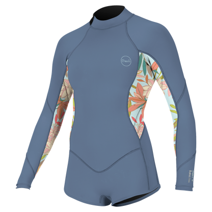 O'Neill Girls Bahia 2/1 Back Zip L/S Spring - Long Arm / Back-zip