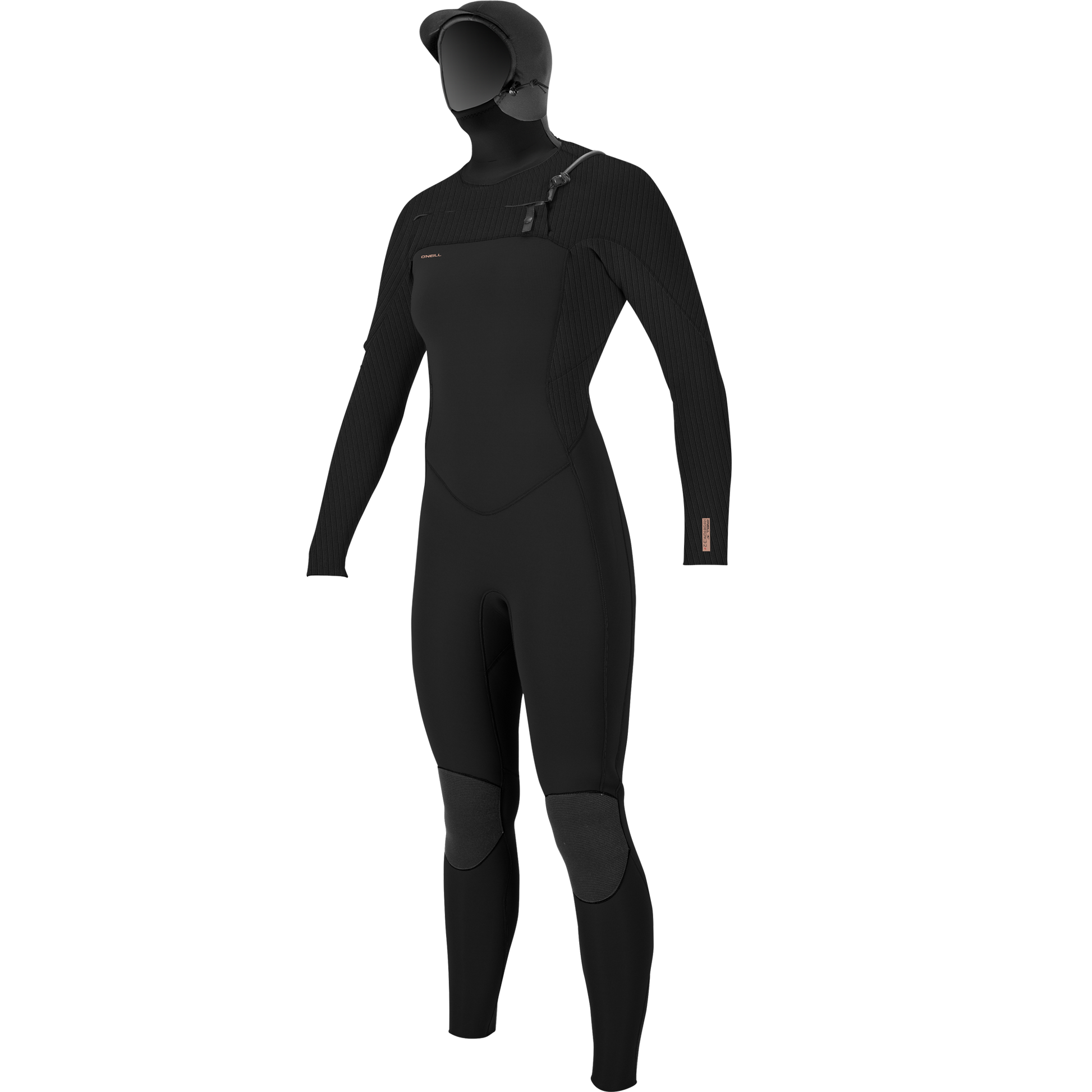 O'Neill Wms Hyperfreak 5/4+ Chest Zip w/Hood - Hooded / Fullsuits
