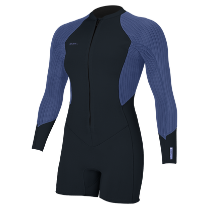 O'Neill Wms Hyperfreak 2/1.5 Front Zip L/S Spring - Long Arm / Front-zip