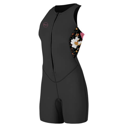 O'Neill Wms Bahia 1.5mm Front Zip Shorty - Sleeveless / Front-zip