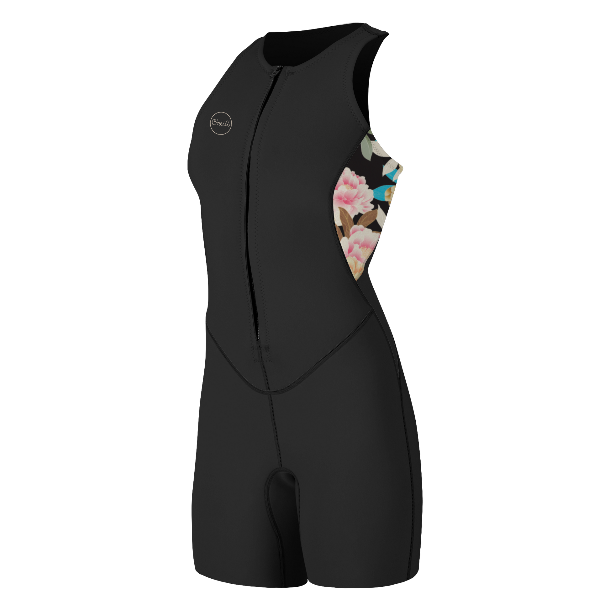 O'Neill Wms Bahia 1.5mm Front Zip Shorty - Sleeveless / Front-zip