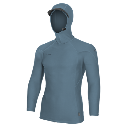 O'Neill Hyperfreak Skins L/S Rash Guard W/Hood - Hoods