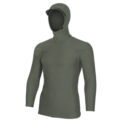 O'Neill Hyperfreak Skins L/S Rash Guard W/Hood - Hoods