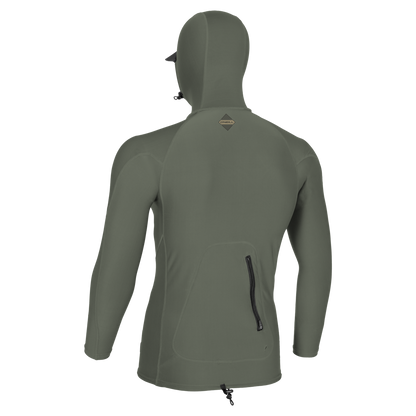 O'Neill Hyperfreak Skins L/S Rash Guard W/Hood - Hoods