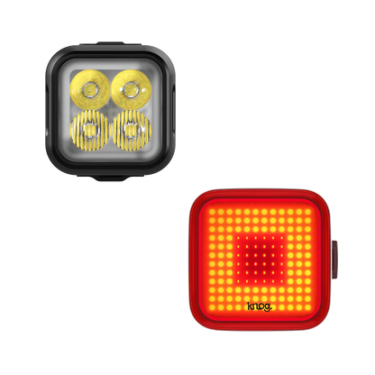 Knog Blinder Pro 900 / Blinder Rear - Square Bike Light Set - Light Sets