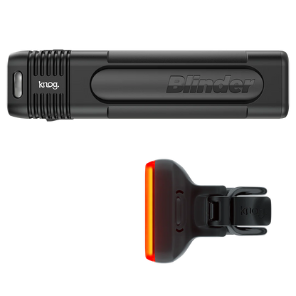 Knog Blinder Pro 900 / Blinder Rear - Square Bike Light Set - Light Sets