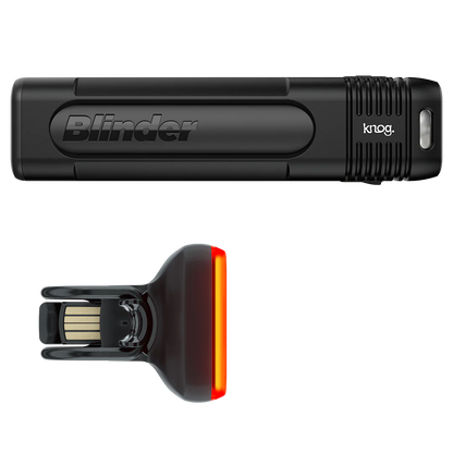 Knog Blinder Pro 900 / Blinder Rear - Square Bike Light Set - Light Sets