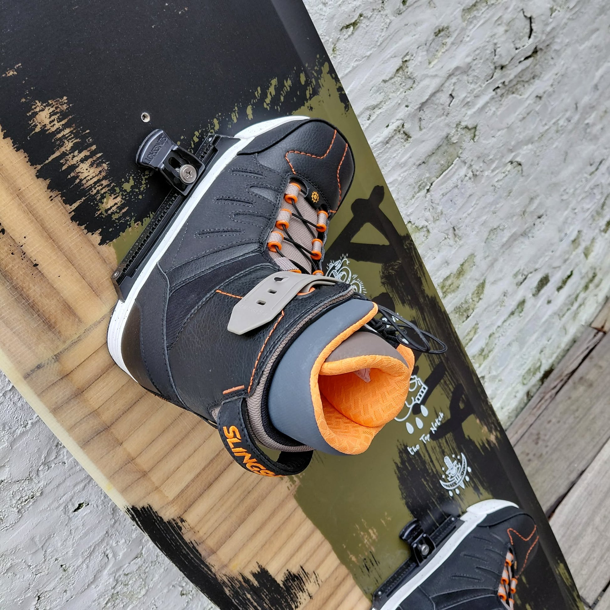 Lucie Cuvelier Ronix Top Notch Pro All Over Flex Wakeboard 143cm + 2020 SLINGSHOT Rad Wake Boots US7/EU39 USED | 22 - Bundles (GRADE A)