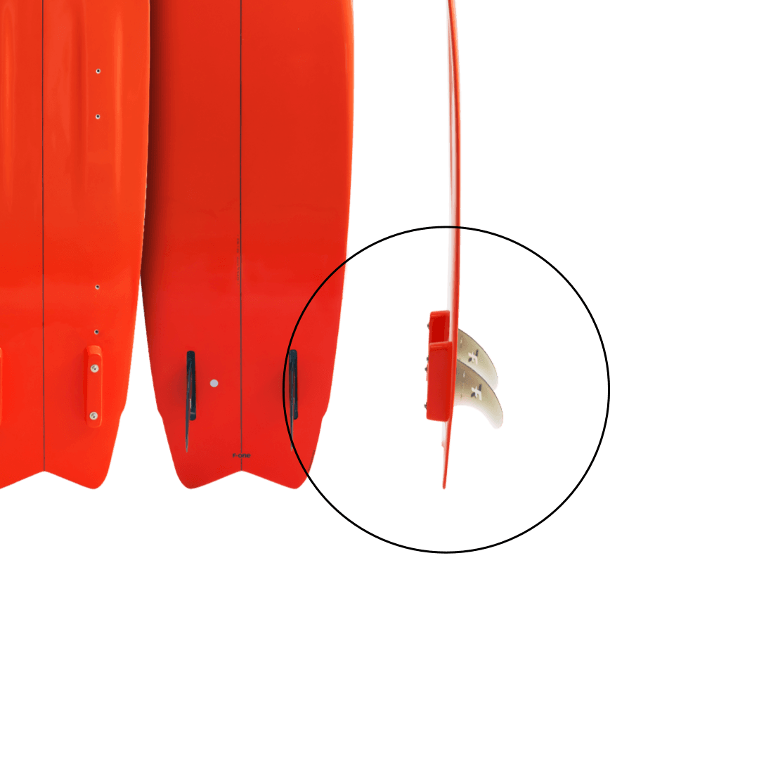F-One FINS 4.5 FOR SIT KITE (TUTTLE BOX) x2 - Fins