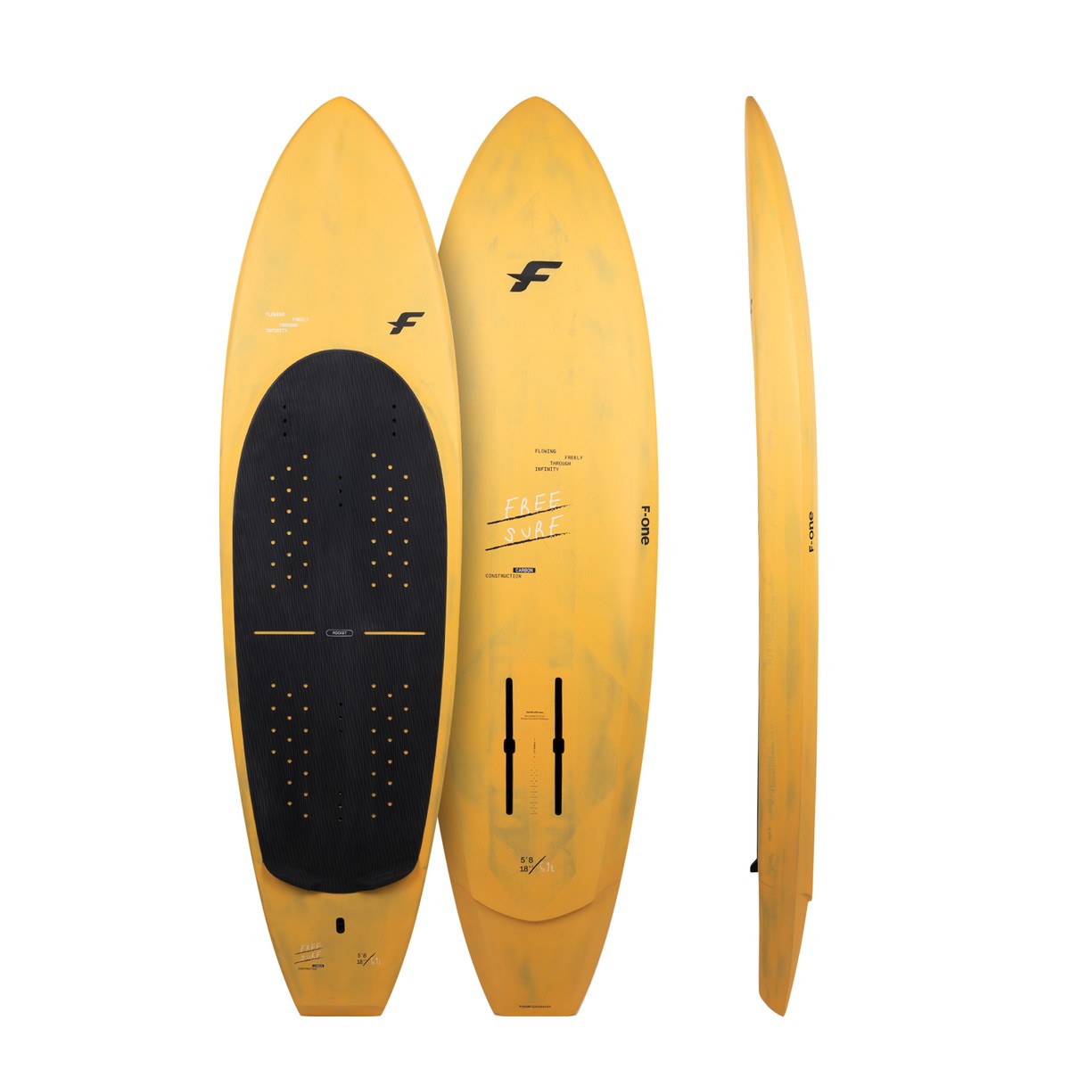 F-One ROCKET FREE SURF CARBON V2