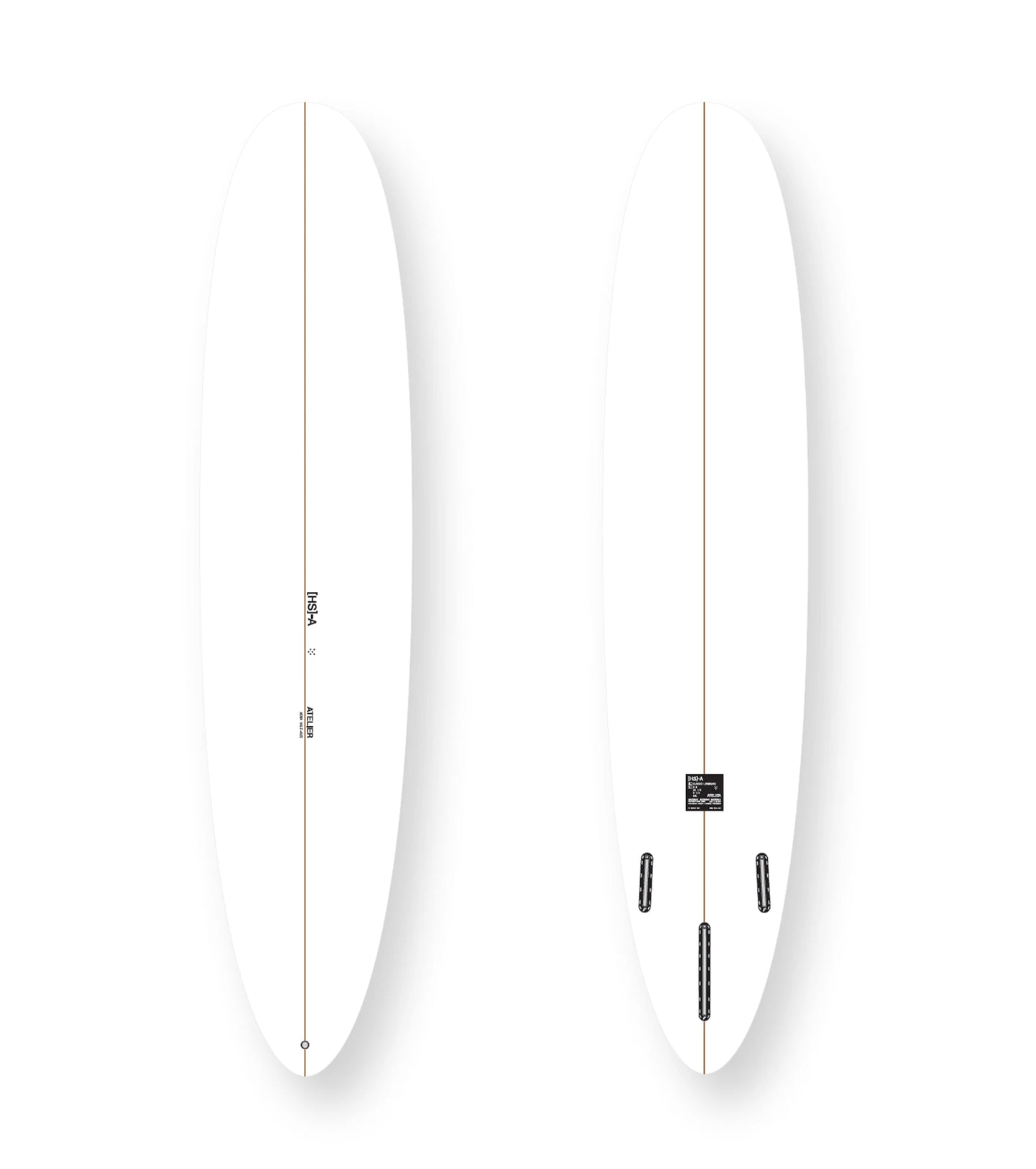 HS Atelier Classic Longboard PU - Futures - 2 + 1 Fin - Long Boards