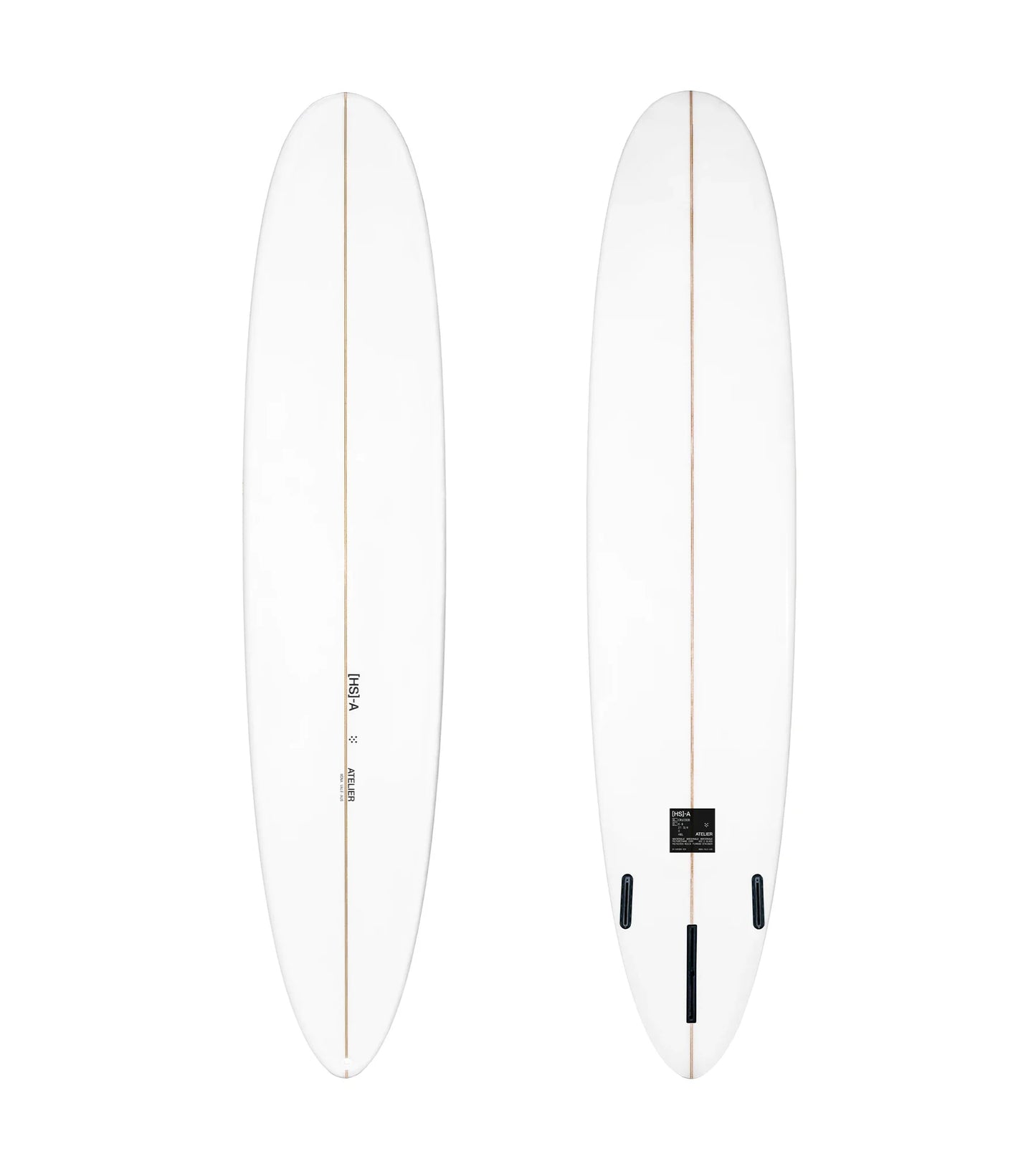 HS Atelier Classic Longboard PU - Futures - 2 + 1 Fin - Long Boards