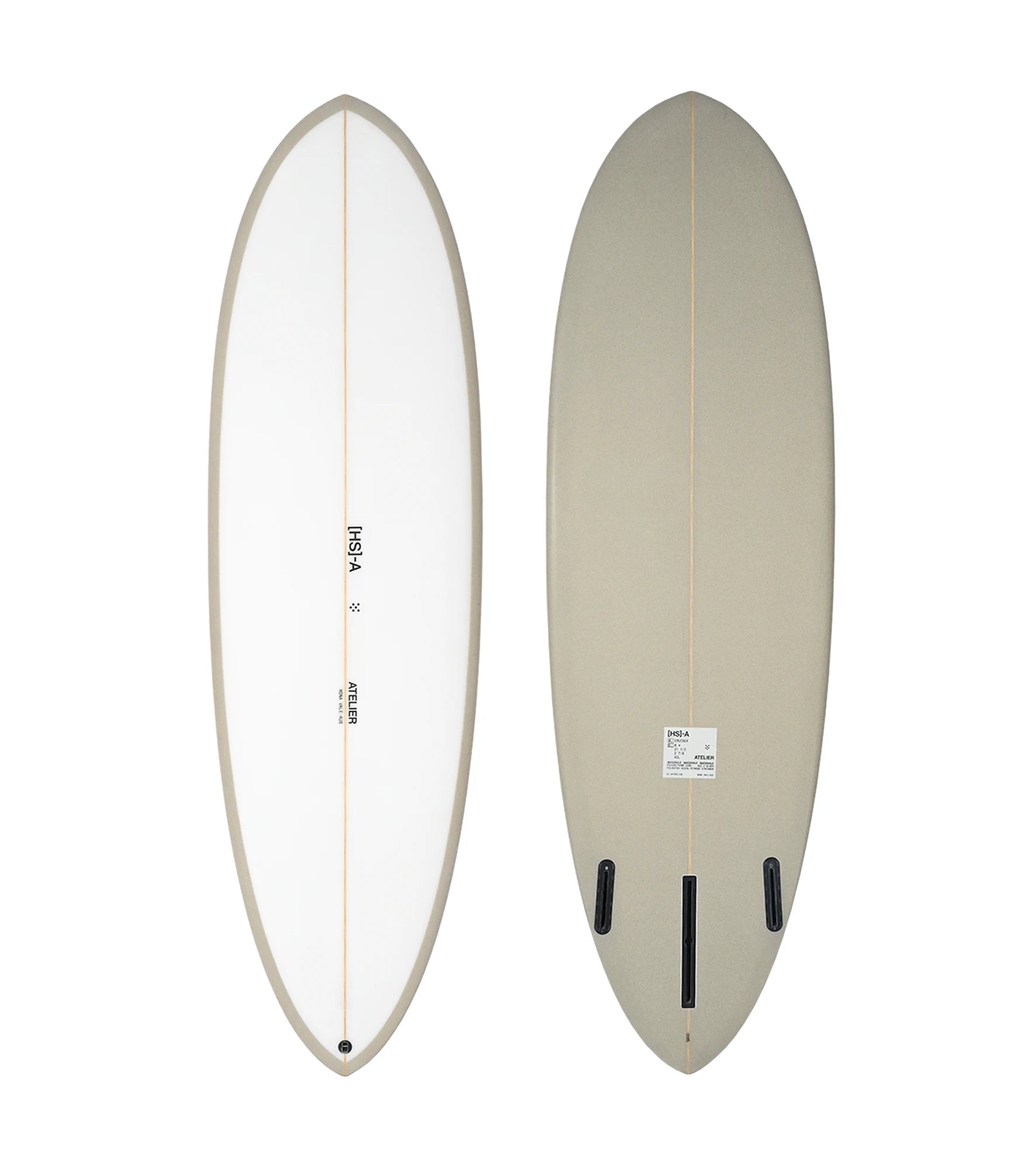 HS Atelier Cruiser PU - Futures - 2 + 1 Fin - Fun Boards