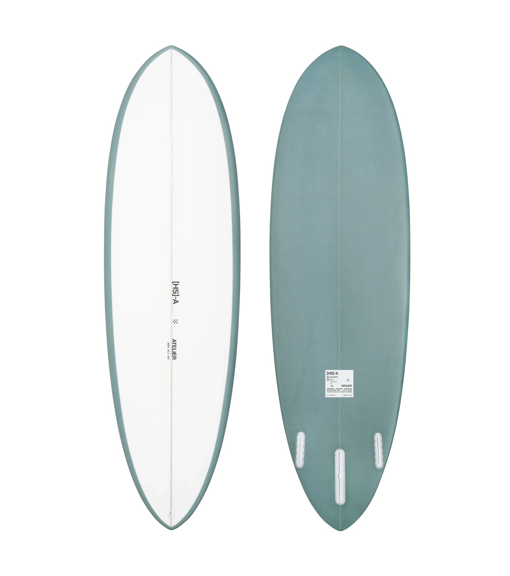 HS Atelier Cruiser PU - Futures - 2 + 1 Fin - Fun Boards