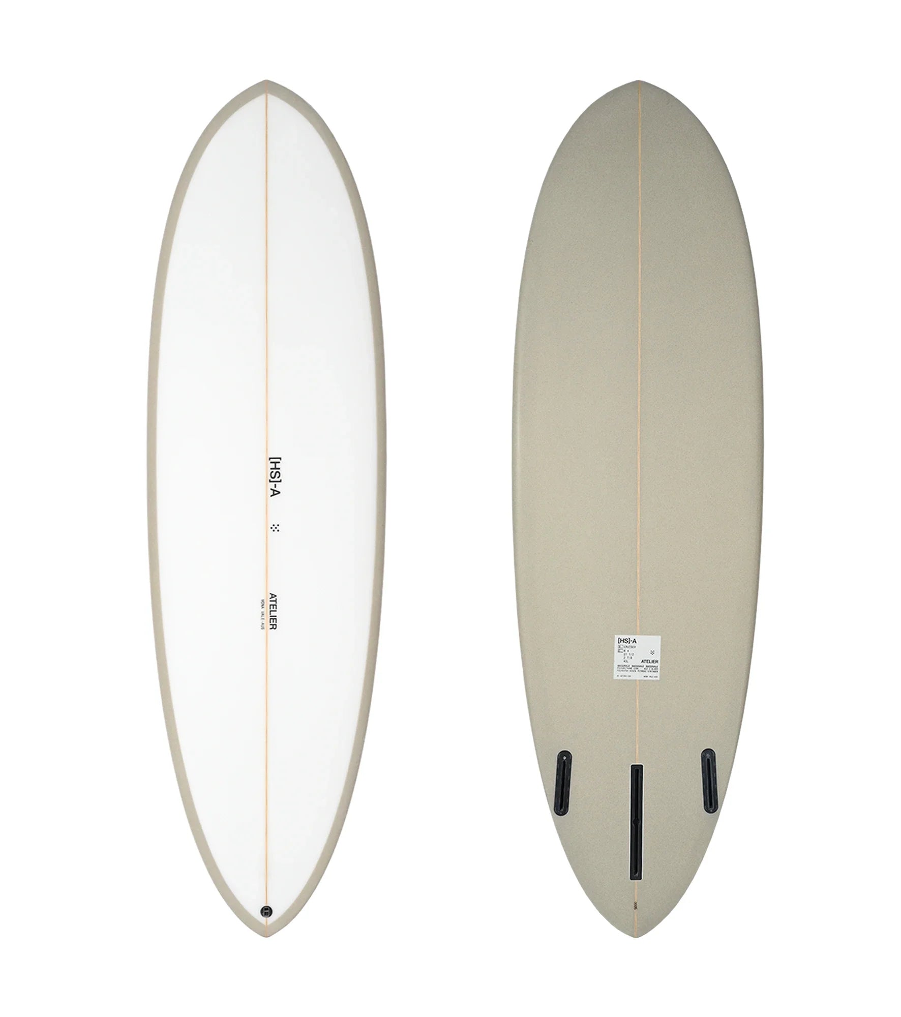 HS Atelier Cruiser PU - Futures - 2 + 1 Fin - Fun Boards