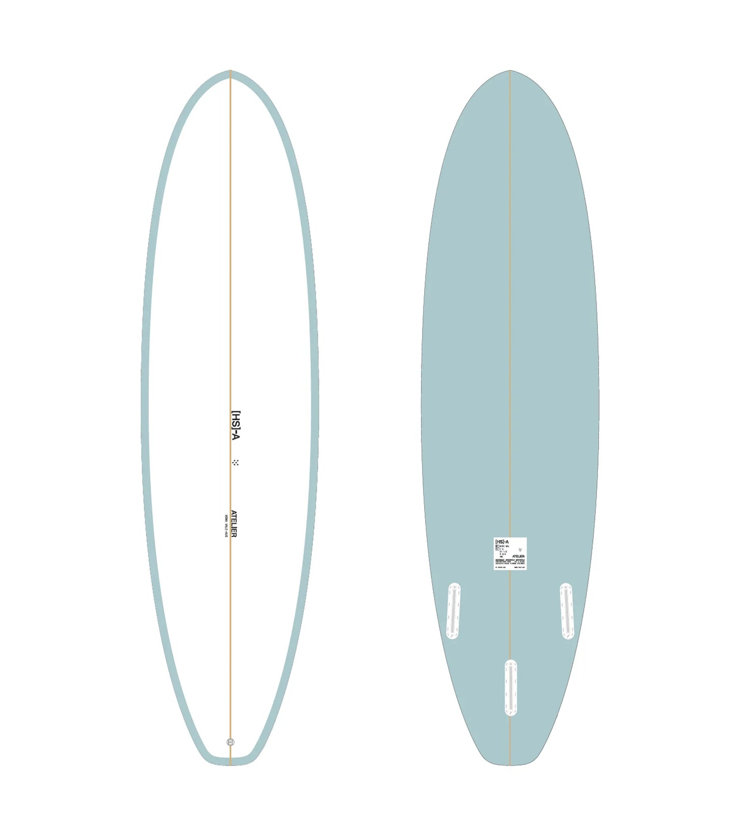 HS Atelier Mini Mal PU - Futures - 3 Fin - Fun Boards