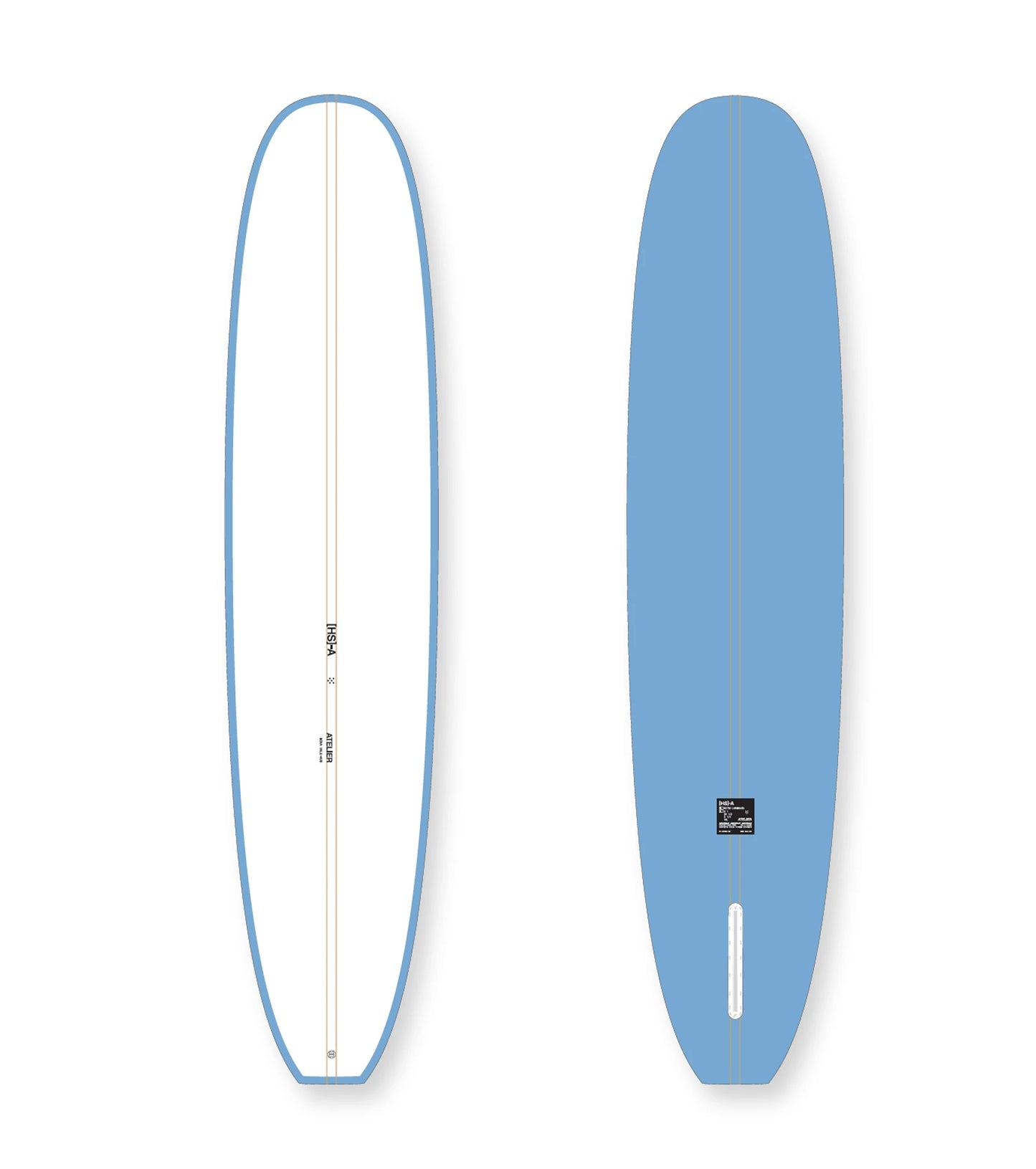 HS Atelier Retro Longboard PU - Single Fin - Long Boards