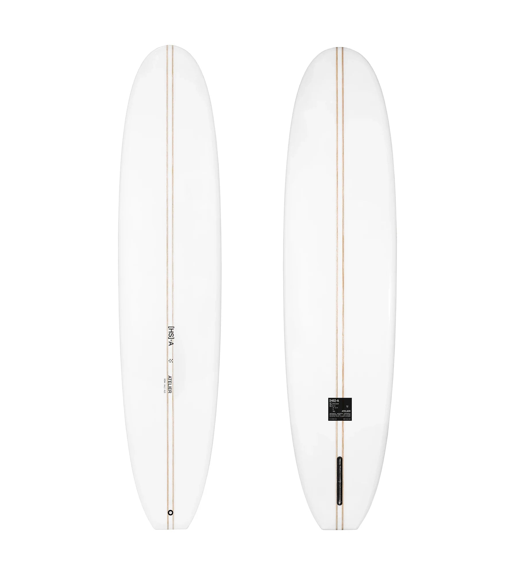 HS Atelier Retro Longboard PU - Single Fin - Long Boards