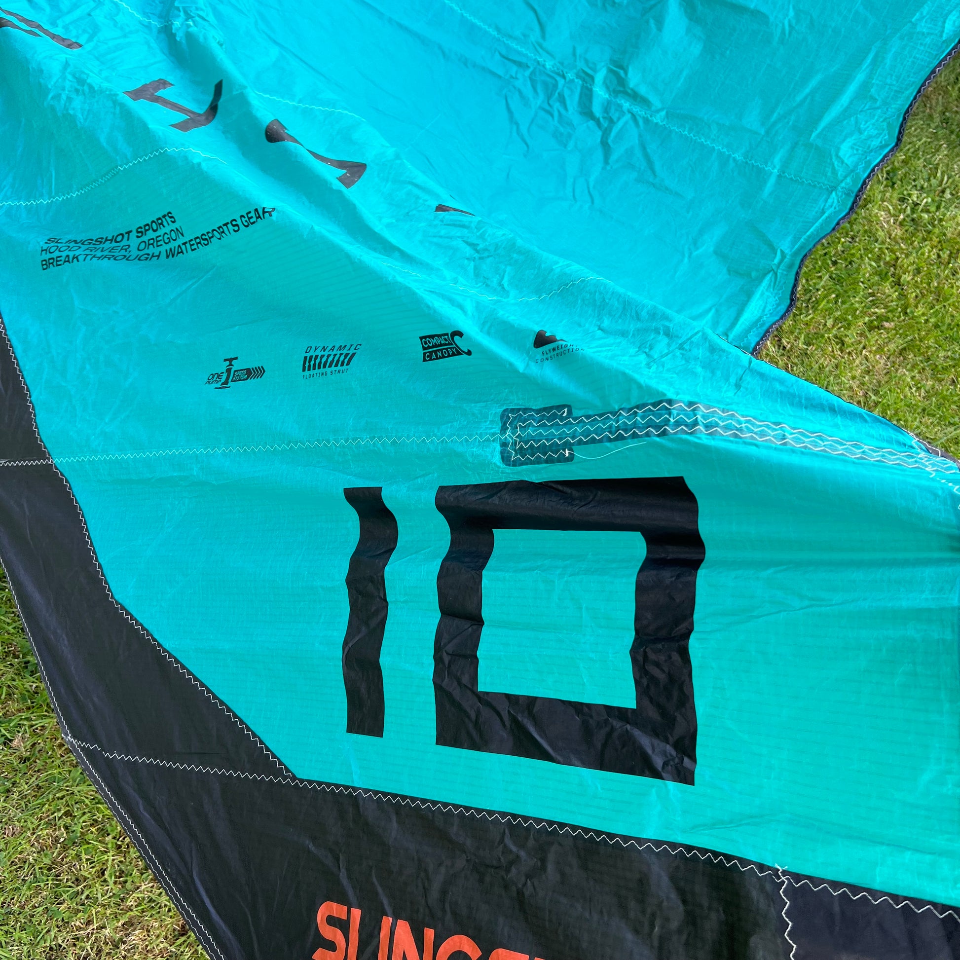 Slingshot 23 10m GHOST V2 Kite Only w/bag USED - Kites (GRADE C)