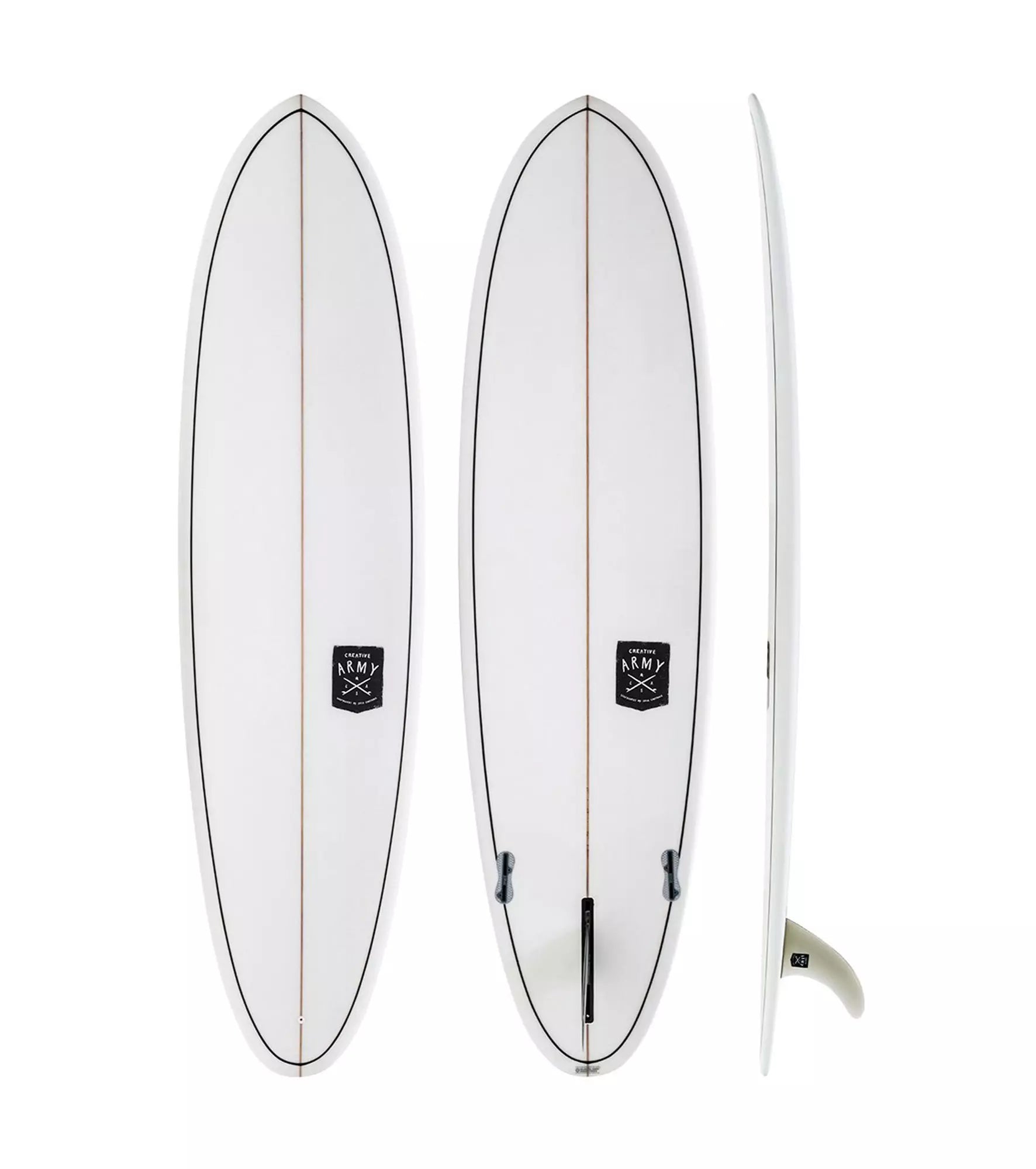 Creative Army Huevo SLX - FCS II - 2 + 1 Fin - Short Boards