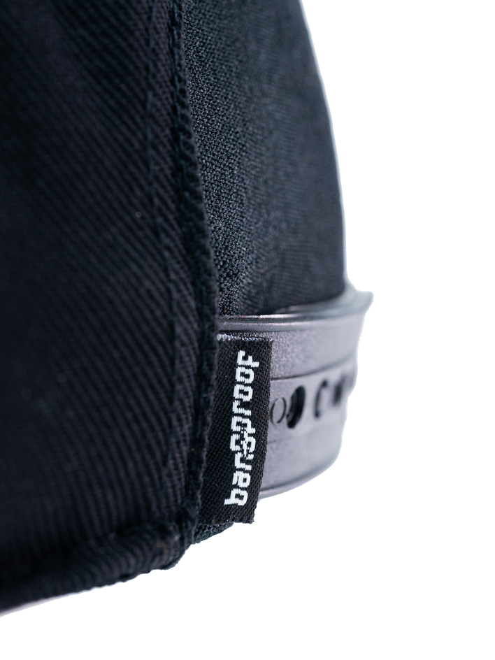 BangProof Cap Helmet - Black / Red - Cap Helmets