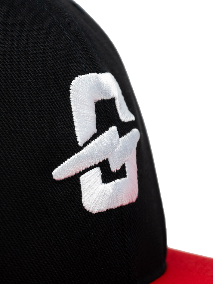 BangProof Cap Helmet - Black / Red - Cap Helmets