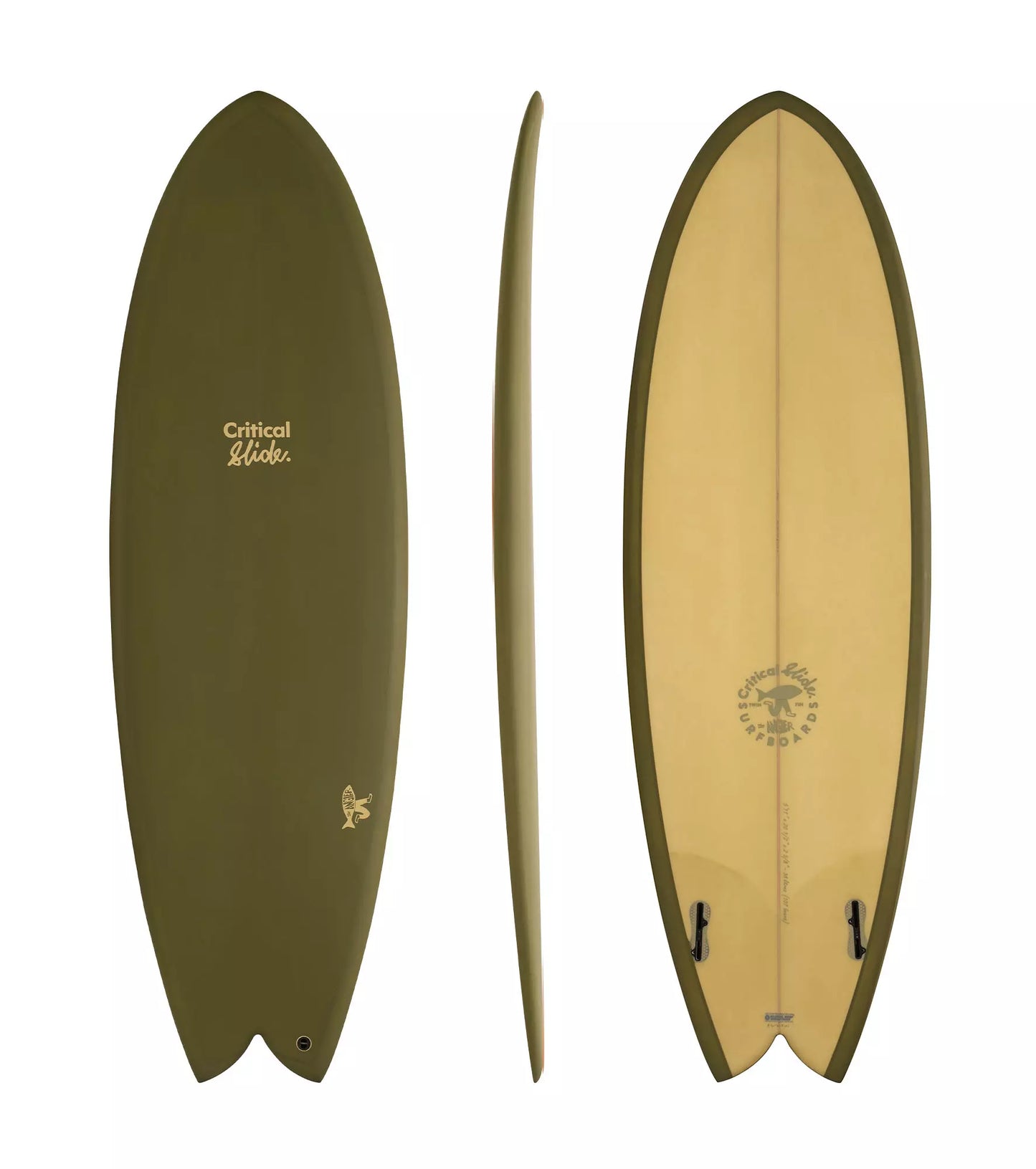 Critical Slide Angler PU - FCS II - 2 Fin FACTORY SECOND - Short Boards