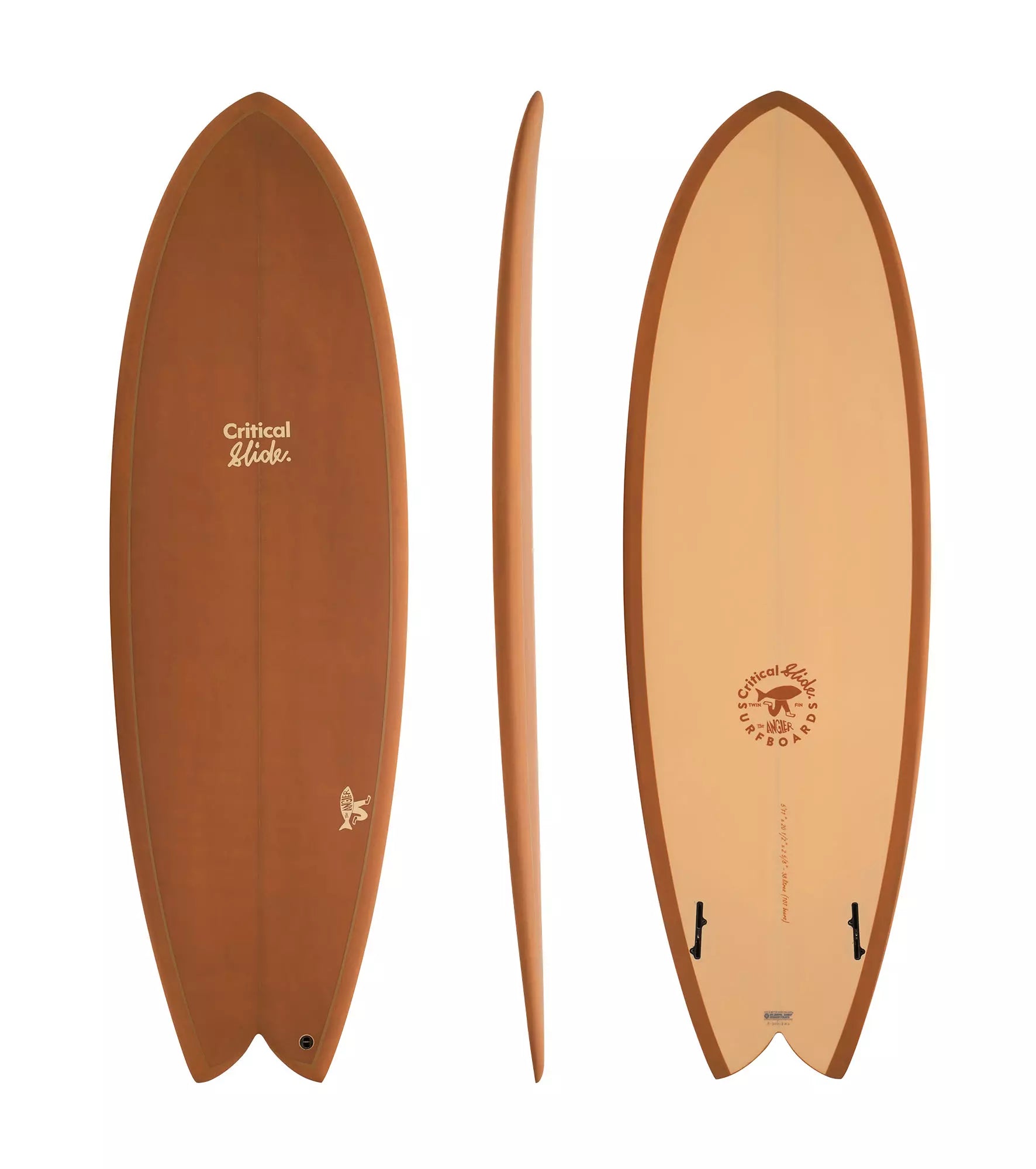 Critical Slide Angler PU - FCS II - 2 Fin FACTORY SECOND - Short Boards