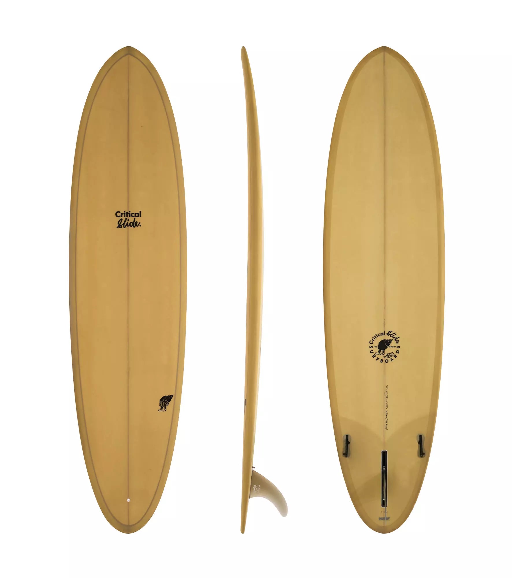 Critical Slide Hermit PU - FCS II - 2 + 1 Fin FACTORY SECOND - Fun Boards