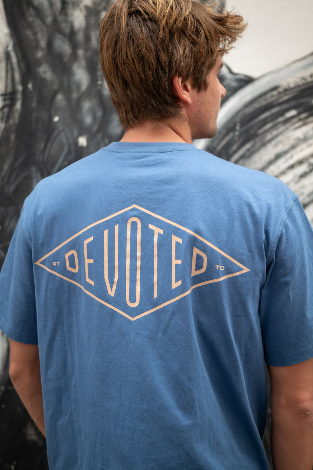 Devoted Printed Diamond Tee 200Gr - Tees