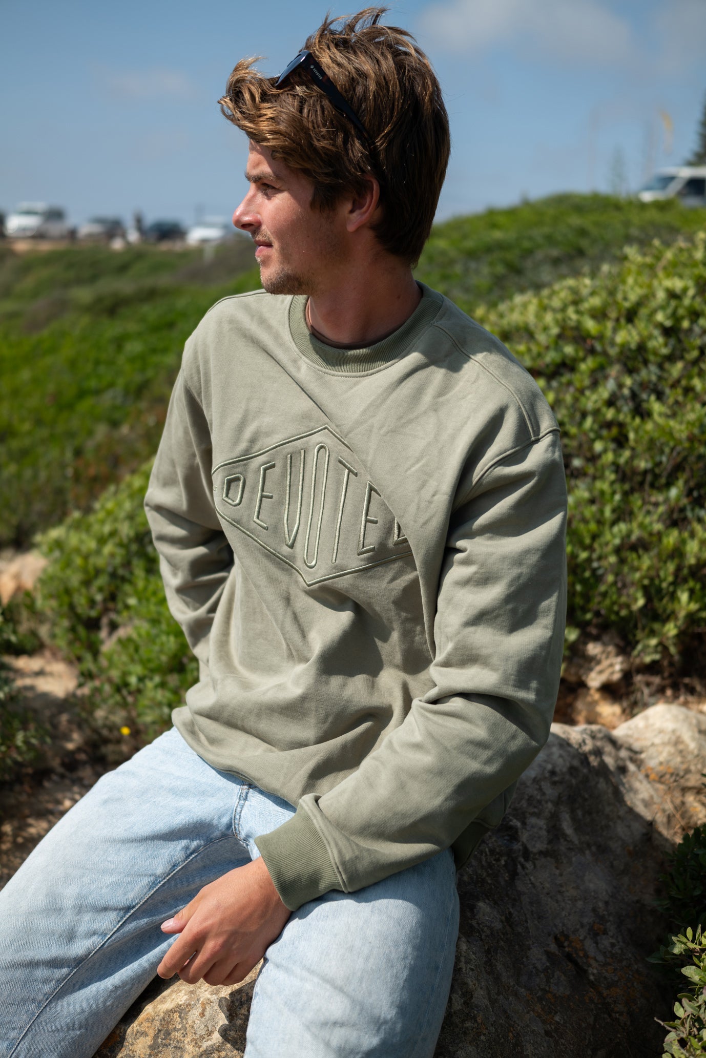 Devoted Embroided Diamond Crew 480Gr - Sweats