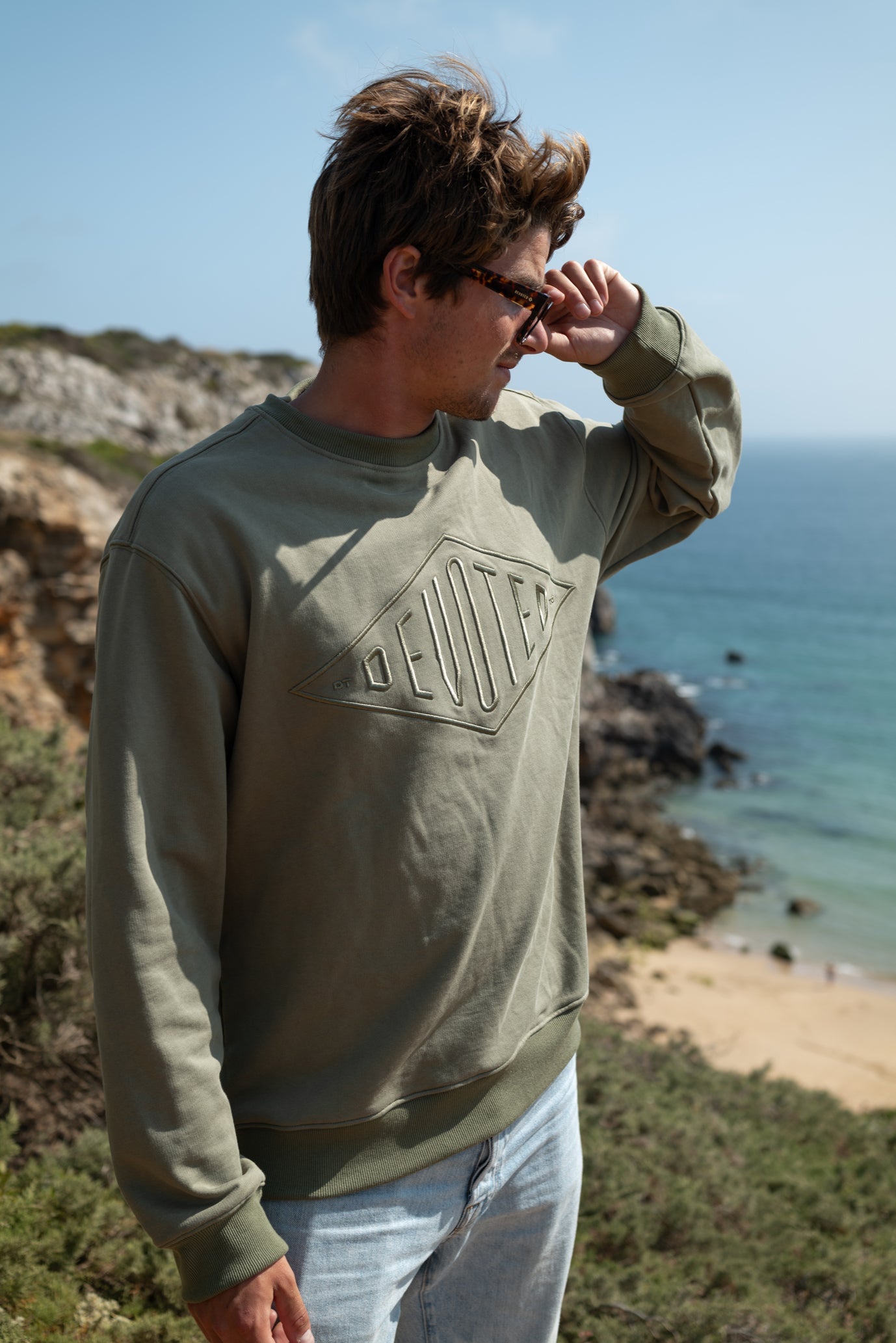 Devoted Embroided Diamond Crew 480Gr - Sweats