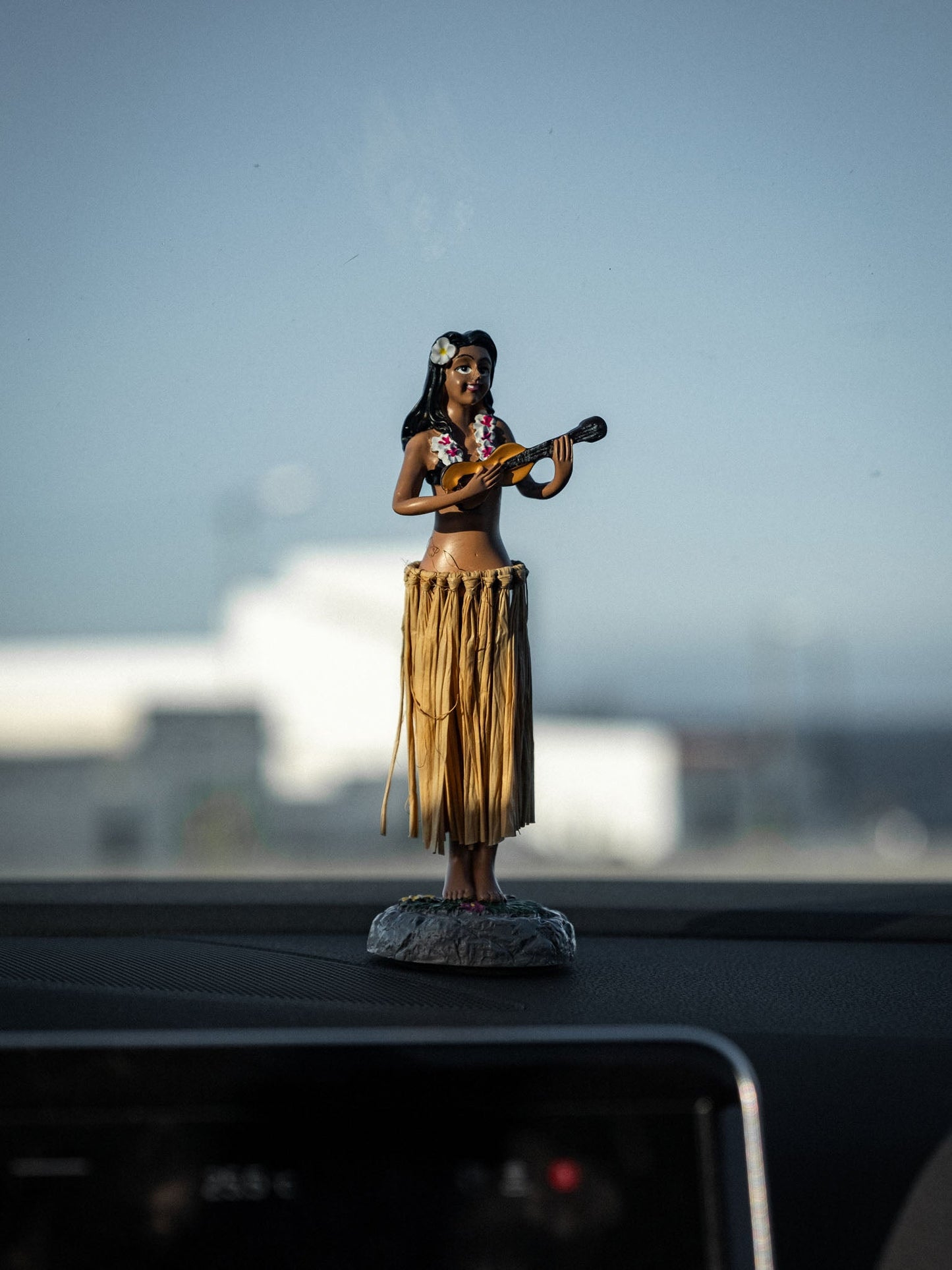 Devoted Hawaiian Hula Dashboard Girl - Hawaian Hula