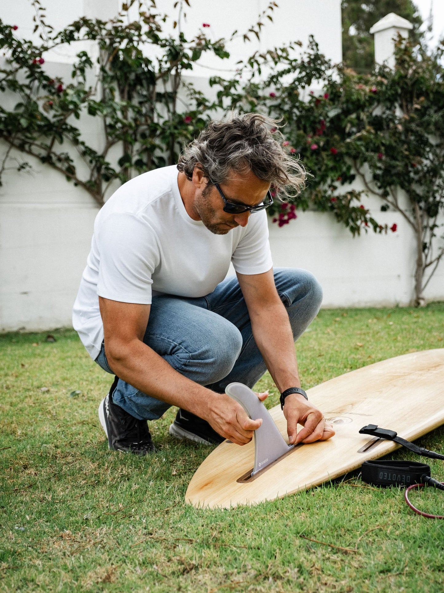 Devoted Mjf Fibreglass Centre Fin - Longboard Single