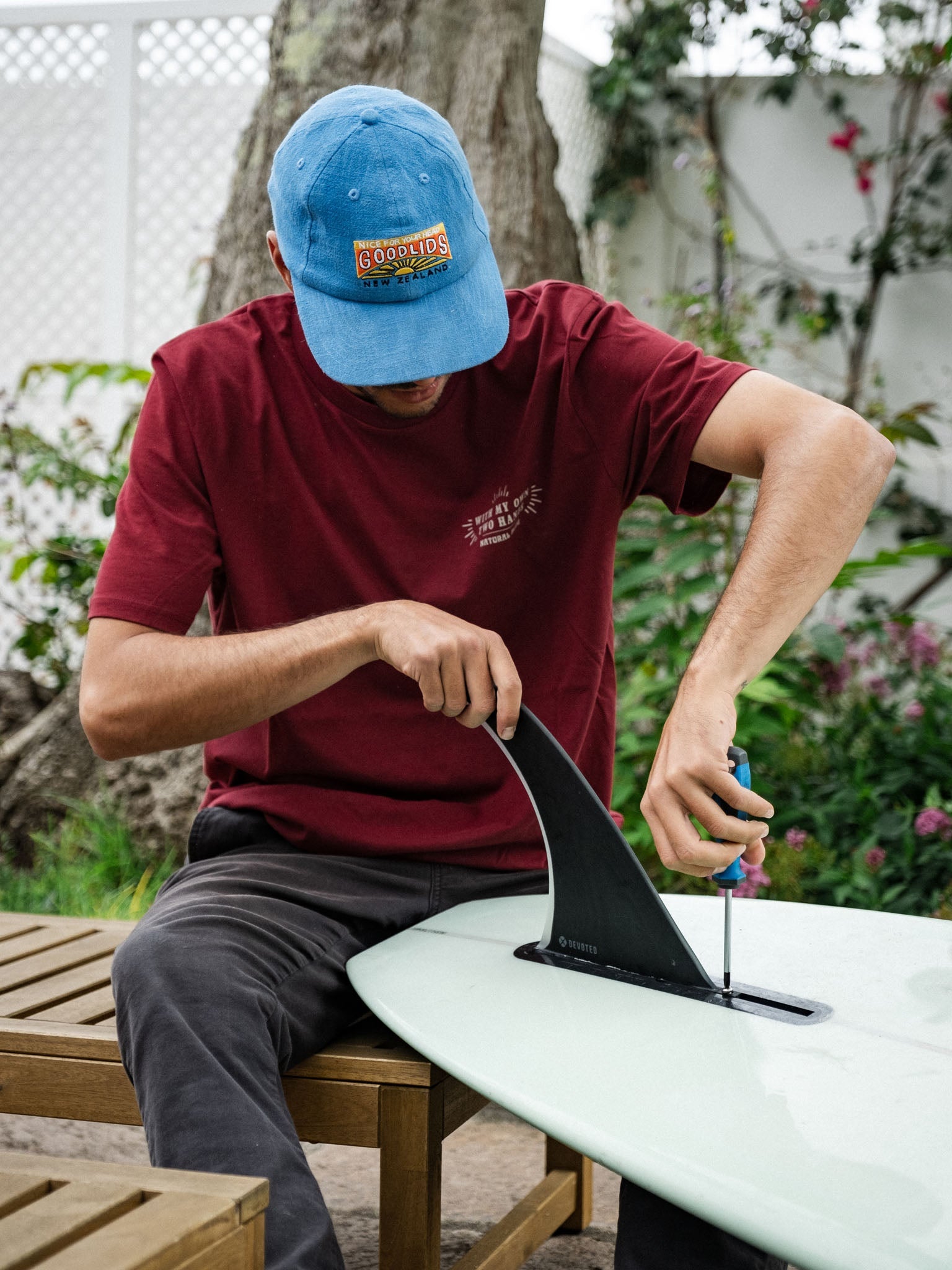 Devoted Mjf Fibreglass Centre Fin - Longboard Single