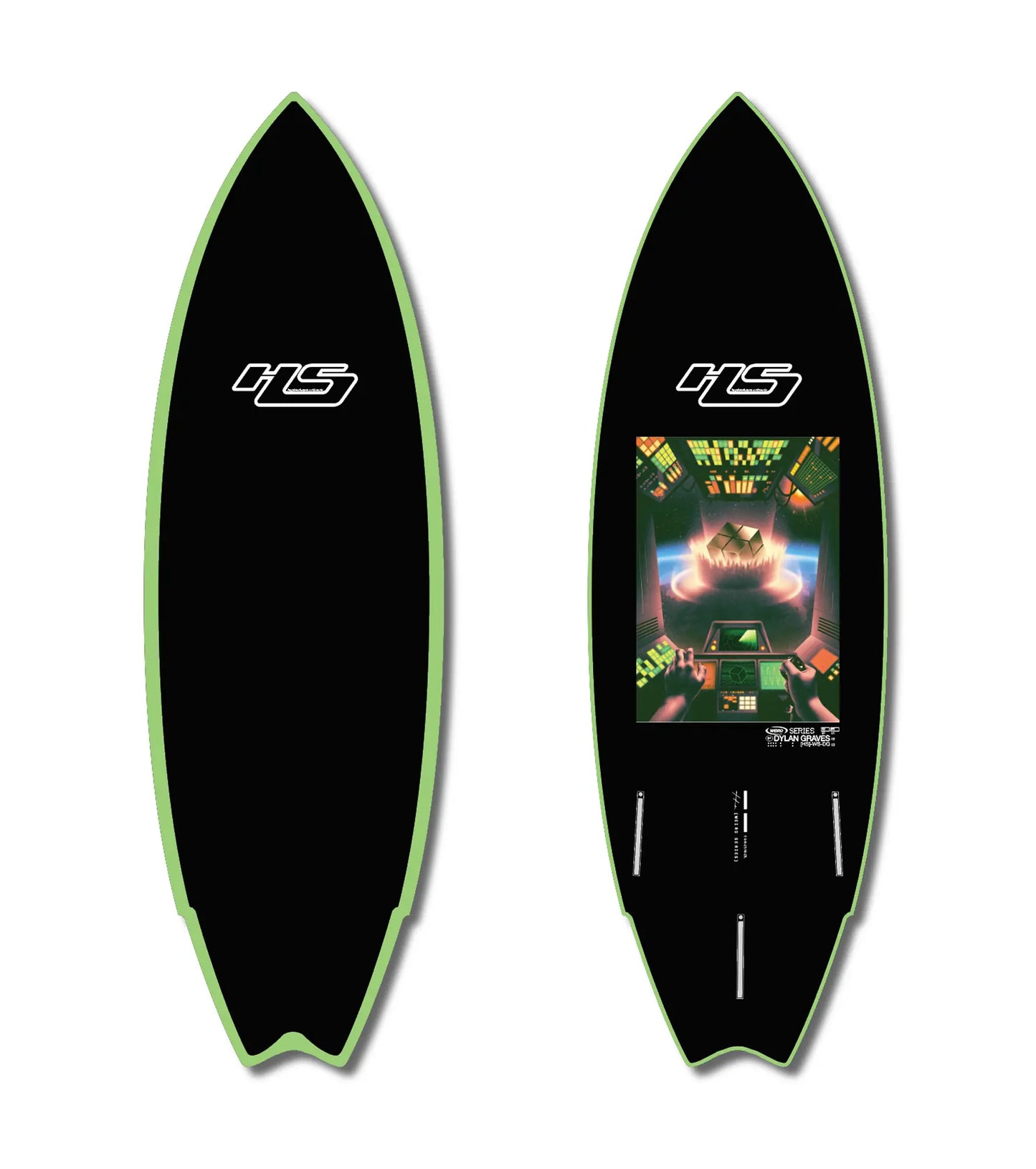 Haydenshapes Dylan Graves Weird Series Epoxy SOFT - Futures - 3 Fin - Short Boards