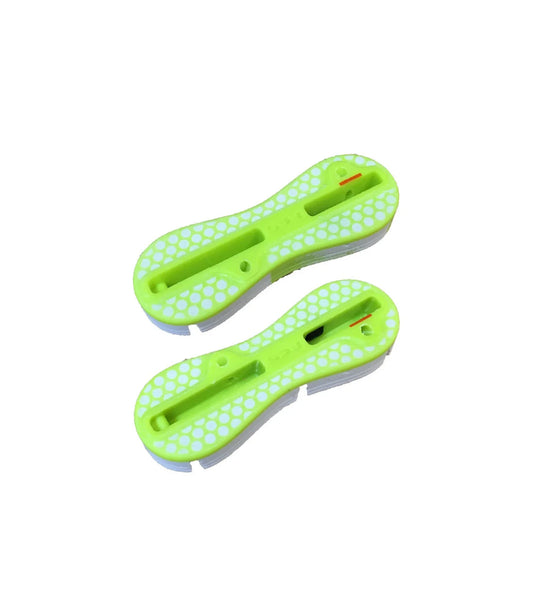 FCS II Side Fin Plug Set - Acid Yellow