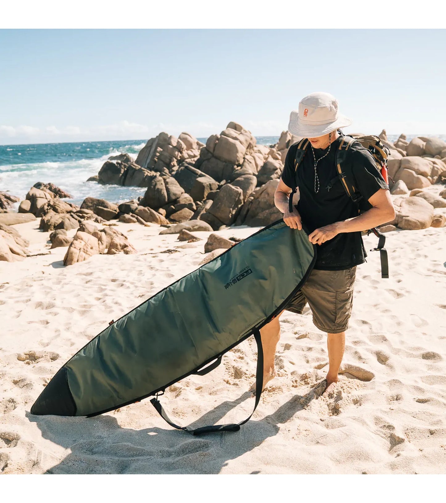 FCS Classic Fish Board Bag GO-Light
