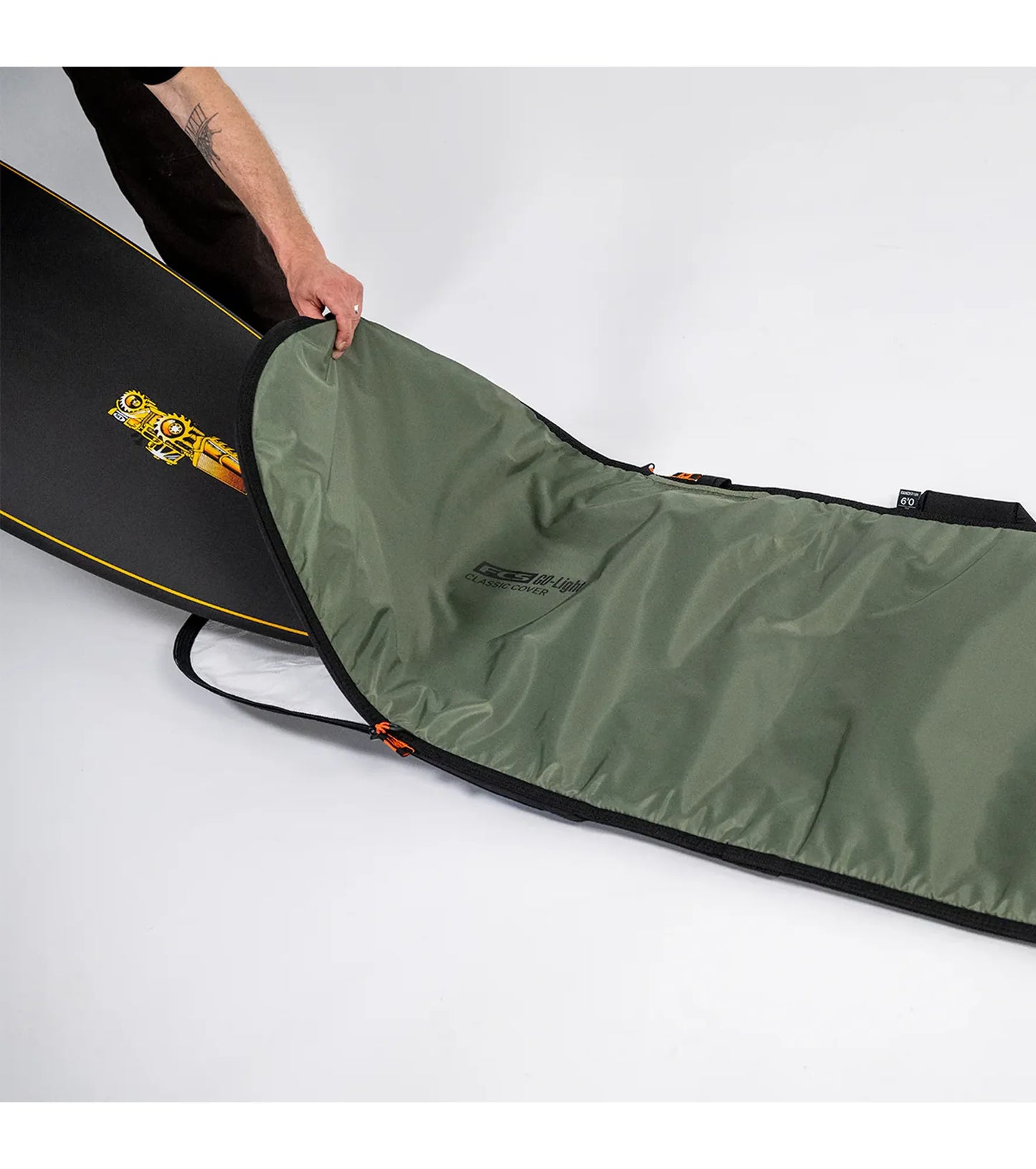 FCS Classic Mid-Length Board Bag GO-Light